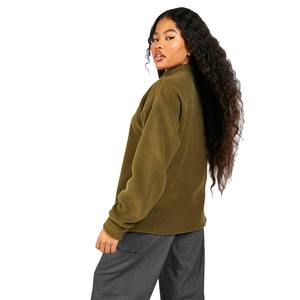 Unisex 400 GSM Fleece Sweatshirts Wholesale Fully Customized Baggy Fit Plain Quarter Zip Hoodies for Men Embroidered Winter - Product Image 2