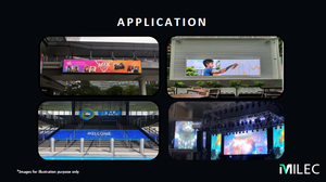 Milec P10 P3.9กลางแจ้งจอแสดงผล LED สำหรับใช้ในเชิงพาณิชย์ทนฝนและแดด - Product Image 4