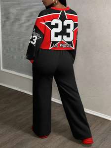 Chándal de Alta Calidad para Mujer, Estilo Urbano, Ecológico, 100% Algodón, Corte Regular, Transpirable, para Invierno - Product Image 2