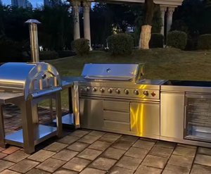 Mobili da Cucina per Esterni Resistenti alle Intemperie, Griglie per Barbecue da Esterno di Alta Qualità, Cucina da Esterno in Acciaio Inossidabile - Product Image 5