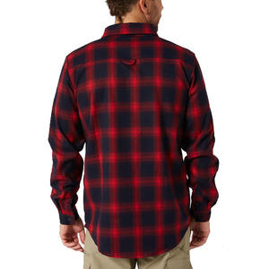 Camisa de Franela de Manga Larga para Hombre, Personalizada, Nueva, Moderna, Holgada, Informal, Diseño a Cuadros, Tejido Transpirable - Product Image 4