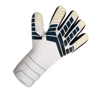 Direct Factory Supplier High Goalkeeper Gloves Finger Protector Thick Latex Quick Drying Hook Loop Adjustable Wrist <b>Strap</b> Unisex - Product Image 4