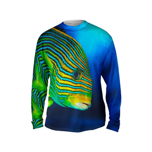 Jersey de pesca de manga larga para hombres con OEM Factory Sport Pesca ligera Alta calidad al por mayor Hombres Fishisng Jersey - Product Image 4