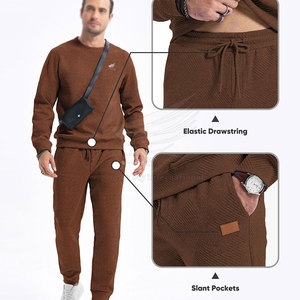 Survêtement pour homme sur mesure, best-seller - 100% coton, respirant, design d'hiver, logo personnalisé, couleur personnalisée, fermeture à cordon de haute qualité - Product Image 4