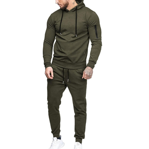 Conjunto Deportivo Informal de 2 Piezas para Hombre con Capucha, Sudadera con Bloques de Color y Pantalones Deportivos - Product Image 5