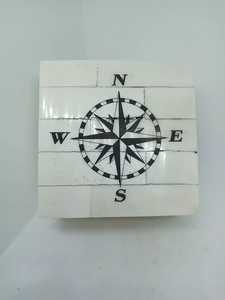 Faizacraft Brass Pocket Transit Compass Wooden <b>Box</b> Bone Customizable Size <b>for</b> Outdoor <b>Camping</b> Features Pointer - Product Image 3