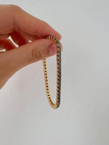 Bracelet en argent sterling 925 personnalisé RB Gems, chaîne cubaine glacée, diamant VVS, pierre précieuse, style romantique, charme fin, certifié GIA - Product Image 6