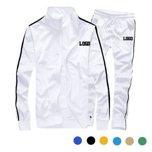 2024 ensemble de jogging personnalisé homme coupe-vent imperméable veste en polyester veste légère à capuche ensembles de survêtement en nylon pour hommes - Product Image 6