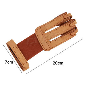 Guantes de Tiro con Arco personalizables de primera calidad, material de cuero con diseño de control de dedos y accesorios personalizados para tiro deportivo - Product Image 5