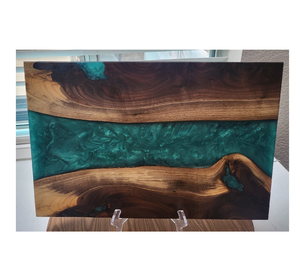 Planche à découper en résine de bois de conception fantaisie planche à fromage en bois de meilleure qualité pour une utilisation en cuisine au coût le plus bas - Product Image 1