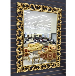 Miroir mural en métal avec cadre noir miroir de salle de bain personnalisé miroirs au sol pour le salon vente en ligne - Product Image 2