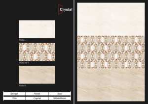 Carreaux muraux en céramique 300x600mm pour maison moderne, salle de bain, cuisine, finition brillante mate effet sucre pour décoration murale - Product Image 2