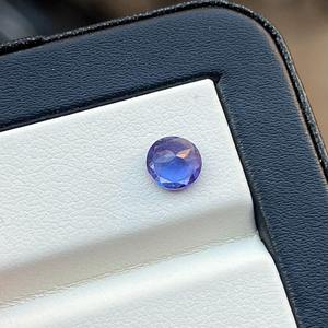 Pierre de naissance de décembre, Tanzanite ronde AA bleue, gemme naturelle facettée, loupe propre avec traitement thermique, gemme en vrac pour la personnalisation - Product Image 4