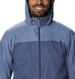 OEM Service 100% Waterproof Breathable Windproof <b>Lightweight</b> Fleece Lined Crew Neck <b>Rain</b> <b>Jacket</b> Customized Colors Logo for - Product Image 6