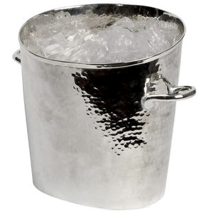 Unique Design Stainless Steel Champagne Chiller Beer Ice <b>Basket</b> High Quality Large Size <b>Wine</b> Cooler <b>Basket</b> for Restaurant - Product Image 2