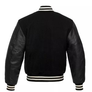 Vestes universitaires d'hiver pour hommes les plus vendues, de haute qualité, sur mesure, longueur standard, tissu en laine, style streetwear, broderie sur le devant - Product Image 6