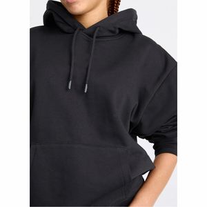 เสื้อฮู้ดดี้ทรงหลวมสำหรับผู้หญิง เสื้อผ้าลำลอง ผลิตตามสั่ง เสื้อฮู้ดดี้ผู้หญิงสำหรับขาย ดีไซน์ล่าสุด คุณภาพพรีเมียม เสื้อฮู้ดดี้ระบายอากาศได้ดี - Product Image 6