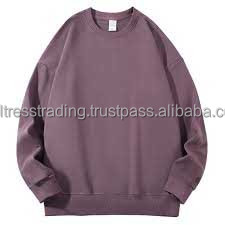 สเวตเชิ้ตมีฮู้ดคอกลมสำหรับฤดูหนาวสีพื้นผ้าคอตตอนซักแล้วน้ำหนักปานกลางมีบริการ OEM - Product Image 2