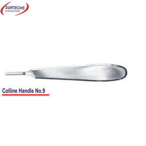 ด้ามมีดผ่าตัดคุณภาพสูง รุ่นคอลลิน เบอร์ 9 ผลิตโดยเซอร์เทคส์ อินเตอร์เนชั่นแนล เยอรมัน ทำจากสแตนเลส ชุดเครื่องมือผ่าตัดแบบใช้มือ - Product Image 2