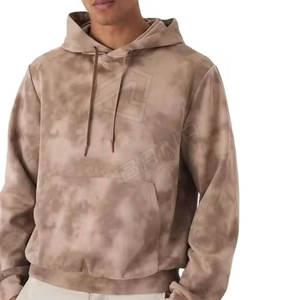 Sweat-shirt thermique vierge personnalisé de qualité supérieure pull 100% coton goutte épaule sweats à capuche lourds hommes pour l'impression personnaliser la couleur - Product Image 1