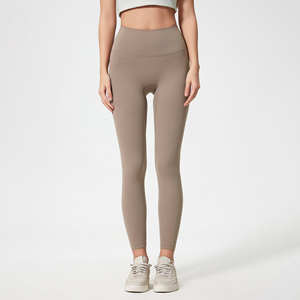 Mujeres Buttery suave cintura alta Control de barriga deportes Yoga pantalones V espalda 4 vías elástico correr gimnasio mallas entrenamiento mallas atléticas - Product Image 3