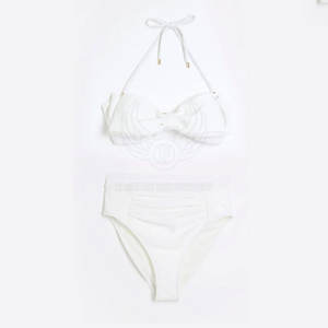 Vente chaude nouveau Bikini 2 pièces ensemble taux de vente entier tissu extensible doux coupe confortable idéal pour la natation en plein air - Product Image 6