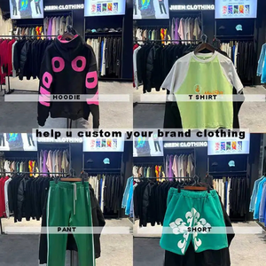 Sudadera con capucha bordada con logotipo personalizado para hombre, ropa de calle de algodón 100% transpirable de secado rápido, sudaderas con capucha de punto OEM - Product Image 4