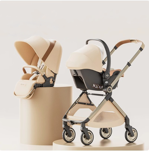 TOP QUALITY 3-in-1 Carriage Baby Stroller with Car Seat Pram Foldable and Light <b>Travel</b> <b>Buggy</b> for 3-Year-Olds Model New - Product Image 5