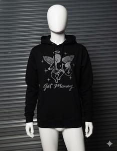 Sweat à capuche zippé en molleton lavé avec strass, prix direct usine, design personnalisé, respirant pour homme, hiver - Product Image 6