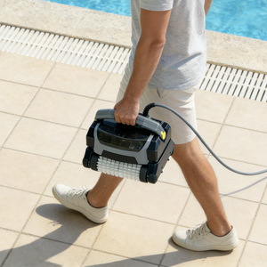 Robot Limpiador de Piscinas Inteligente con Cable, Automático, para Paredes, Subacuático, para Piscinas de Plástico, con Enchufe Estadounidense - 25M - Product Image 2