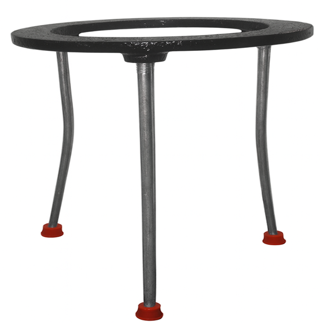 MAYALAB High Quality Mild Steel Cast Iron Tripod Stand Three Strong Legs Laboratory Use 1 Year Warranty Black Wire Gauze Beakers