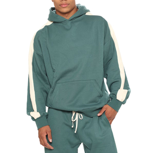 Survêtement pour homme 450 GSM, sweat-shirt lourd, logo personnalisé, survêtements surdimensionnés, survêtements respirants pour homme - Product Image 2