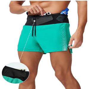 Pantalones cortos para correr para hombre OEM con forro Marathon Athletic Shorts Anti Frotamiento Diseño de doble capa Pantalones cortos para correr Envío DDP - Product Image 1