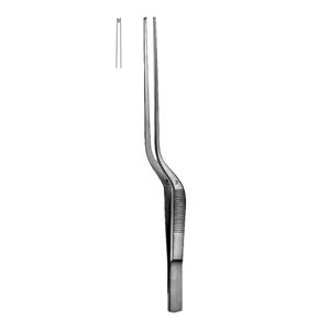 Wholesale Taylor Bayonet Shaped Surgical Tissue Forcep 1 X 2 <b>Teeth</b> Stainless Steel Medical Instruments Set Dissecting Forcep Use - Product Image 1