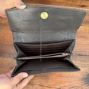 Bolso de mano de cuero de piel sintética para mujer, carteras de cuero talladas, bolso de mano de cuero para mujer, monederos de piel de diseño único - Product Image 5