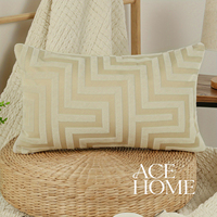 Housse de coussin en velours jacquard en gros, housses de coussin super douces pour canapé, plusieurs spécifications, coussin lombaire