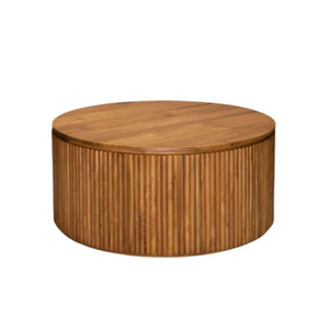 <b>Round</b> Coffee <b>Table</b> Teak <b>Wood</b> Materials Center <b>Table</b> for Living Room Furniture Manufacturiing in Indonesia - Product Image 1