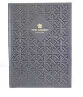 Elegante y Duradera Carpeta de Menú A4 de Cuero PU, Moderna y Lujosa, Fácil de Limpiar, con Soporte de Madera, Logotipo Personalizado, para Hoteles, Restaurantes y Más