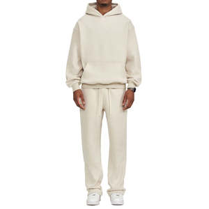 Sweat-shirts à capuche pour hommes de luxe haut de gamme, épais, surdimensionnés, de haute qualité, en molleton lourd, 100% coton tricoté - Product Image 2