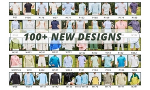 Robe de golf légère de haute qualité ODM OEM UV 50 recyclée pour polos avec short intégré brodé et logo imprimé - Product Image 2