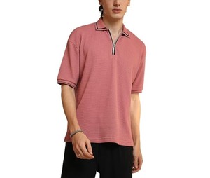 Manufacturers Wholesale Men's Regular Fit <b>Half</b>-<b>Button</b> Closure Polo T-<b>Shirt</b> For Casual Wear - Product Image 1