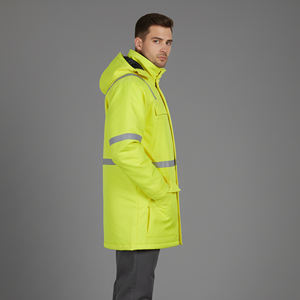 Chaqueta de Seguridad Reflectante Personalizada para Hombre, 100% Poliéster, con Logotipo Personalizado, Cremallera, ANSI Clase 2, LED Intermitente, Impermeable - Product Image 5