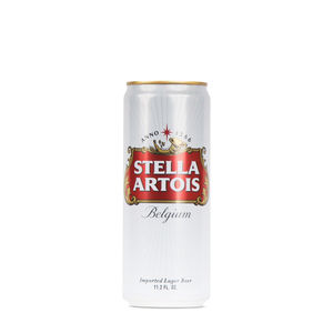 Cerveza Stella Artois Lager en Latas Mini de 250ml, Paquete de 30 Unidades para Catering de Aerolíneas, Minibares de Hoteles y Hostelería Premium al por Mayor - Product Image 1