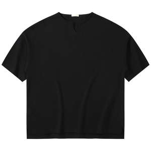 2025เสื้อยืดคอวีสำหรับผู้ชายผ้าฝ้าย100% น้ำหนักเบาระบายอากาศได้ดีฤดูร้อนผ้าถัก180กรัม - Product Image 5