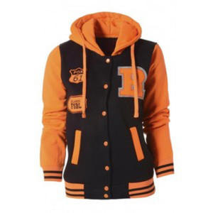 เสื้อแจ็กเก็ตทีมชาติคลาสสิกสำหรับผู้ชายเสื้อแจ็คเก็ตบอมเบอร์ชุดกีฬาปักโลโก้ - Product Image 3