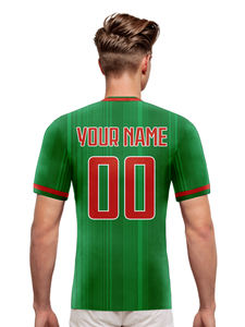 Maillot de football Bolivie personnalisé Numéro de nom Maillot de football vert personnalisé pour hommes femmes jeunes pour les fans de l'équipe Match Service OEM - Product Image 4
