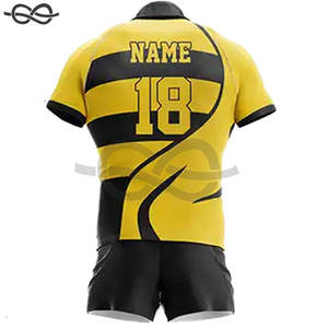 Uniforme de rugby personalizado recién llegado Uniforme de rugby vintage inusual personalizado de alta calidad Uniformes de rugby al por mayor de la más alta calidad - Product Image 3