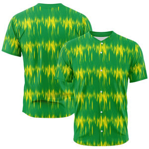Camiseta de Béisbol Personalizada para Hombre, Sublimada, Transpirable, de Poliéster, de Secado Rápido, Antibacteriana, con Cuello de Botones, Hecha en Pakistán - Product Image 6