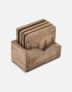High Quality Customizable Square Walnut Wood <b>Coasters</b> Quality <b>Wooden</b> <b>Coasters</b> for Wholesale High Quality Blank Mats & Pads - Product Image 3