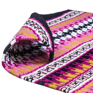 Almohadillas de sillín de equipo de montar occidental de lana duraderas y cómodas hechas a medida y Manta de espectáculo de desfile forro de polialgodón tejido a mano OEM - Product Image 4